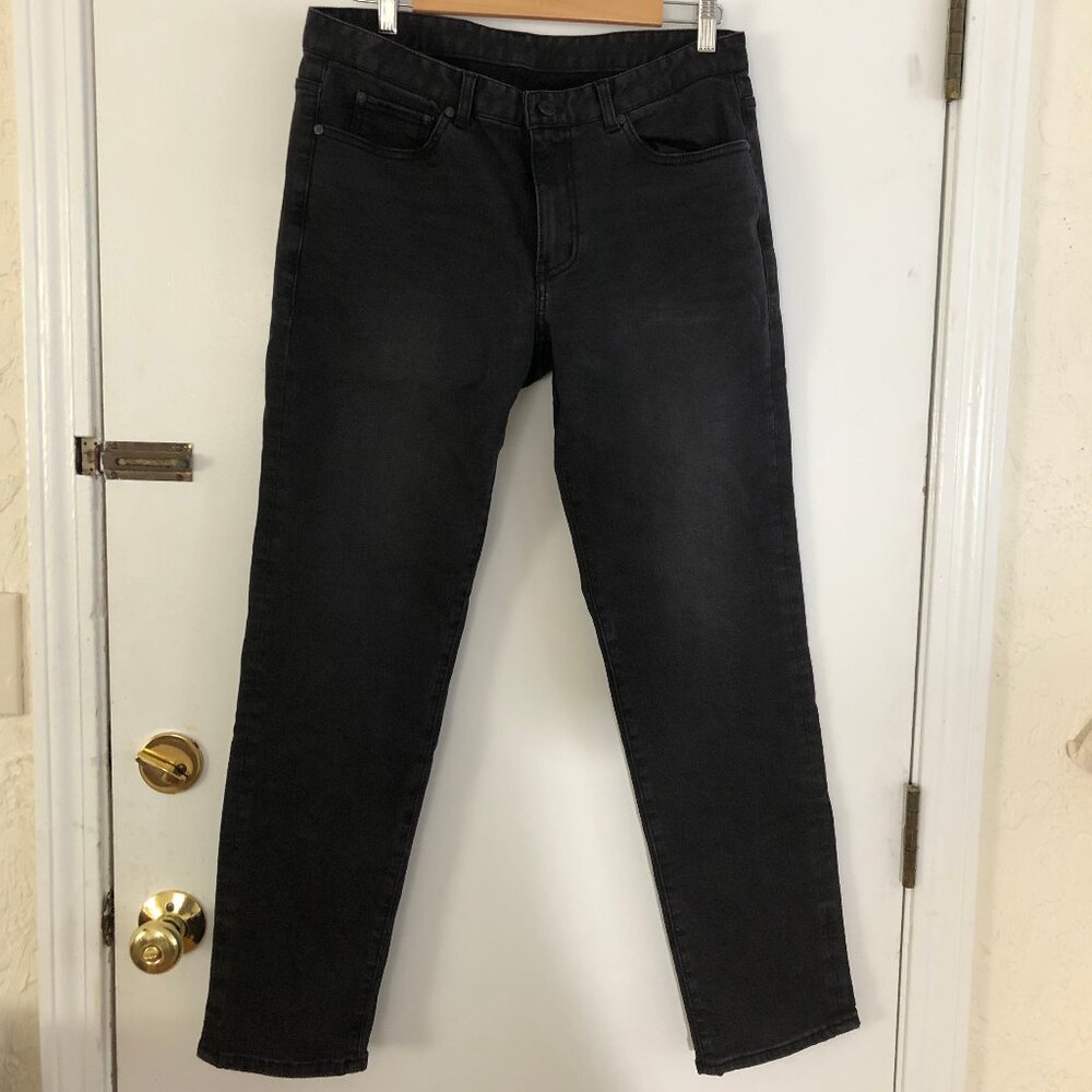 Black fleece lined jeans